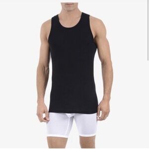 Tommy John Cool Cotton Black Tank Undershirt Pair of 2 - medium. Y